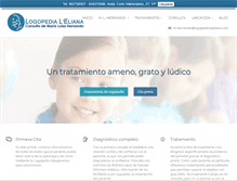 Tablet Screenshot of logopedia-laeliana.com